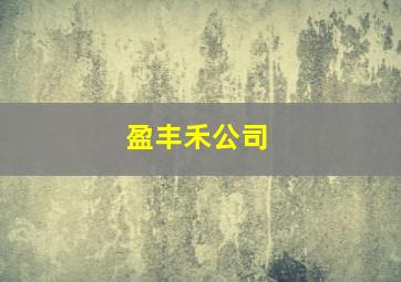 盈丰禾公司