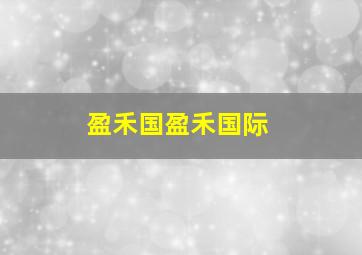 盈禾国盈禾国际