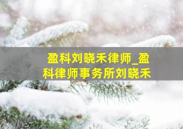 盈科刘晓禾律师_盈科律师事务所刘晓禾